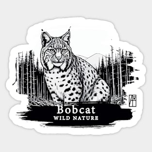 Bobcat - WILD NATURE - BOBCAT -12 Sticker